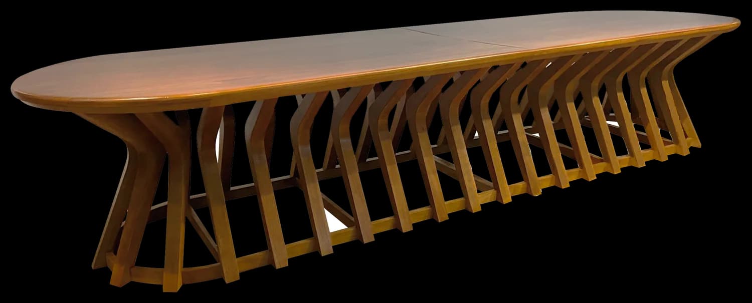 Mesa Ripada Oval