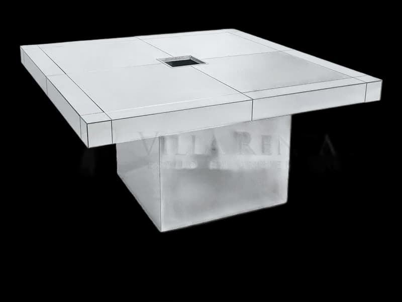 Mesa Espelho com Furo 1.50x1.50