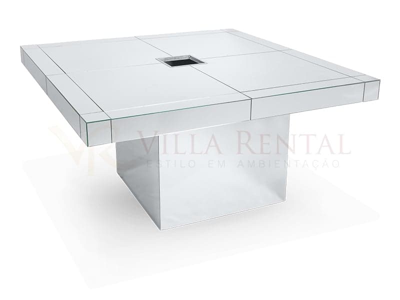 Mesa Espelho com Furo 1.50x1.50