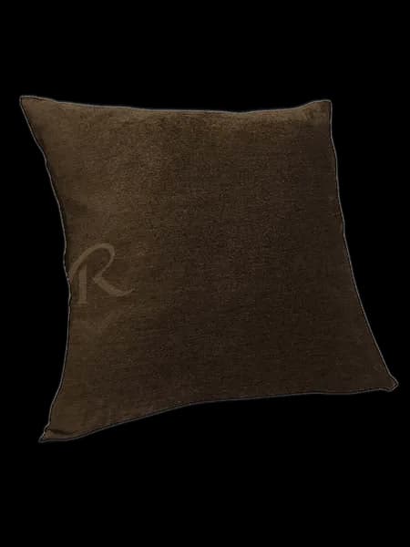 Almofada Chenille Marrom