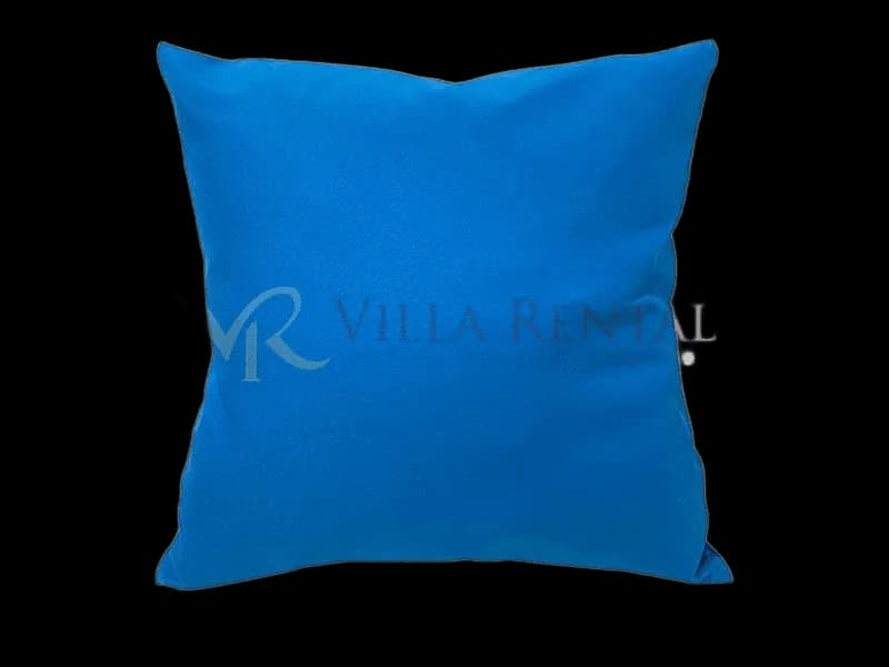 Almofada Oxford Azul Turquesa Escuro