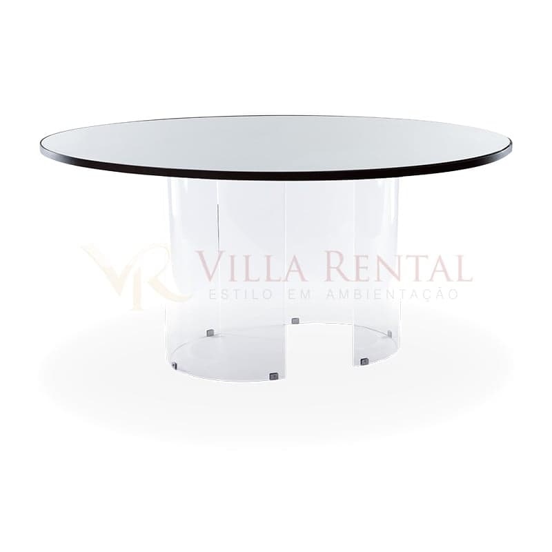 Tampo de Espelho 1.60 + Base Conjunto Meia Lua Cristal