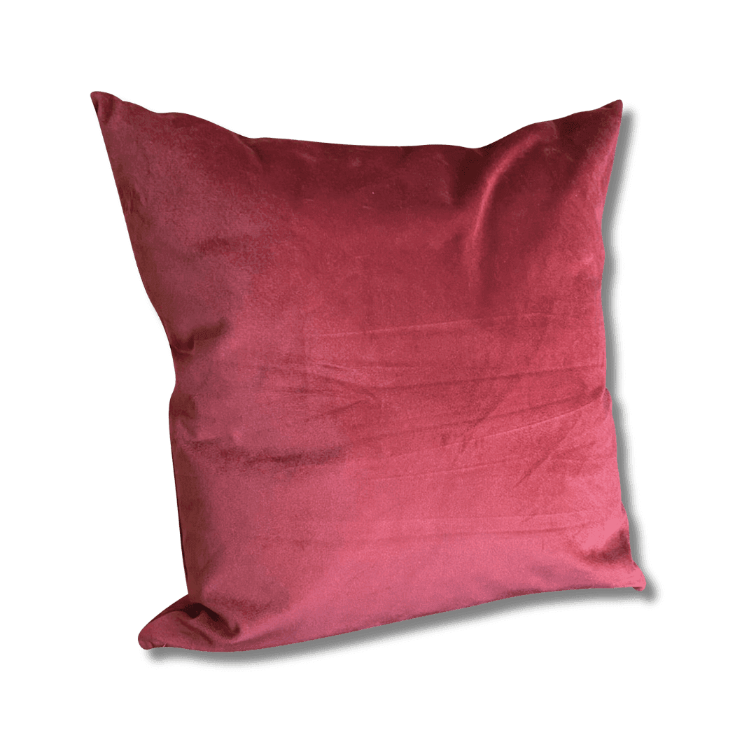 Almofada veludo marsala