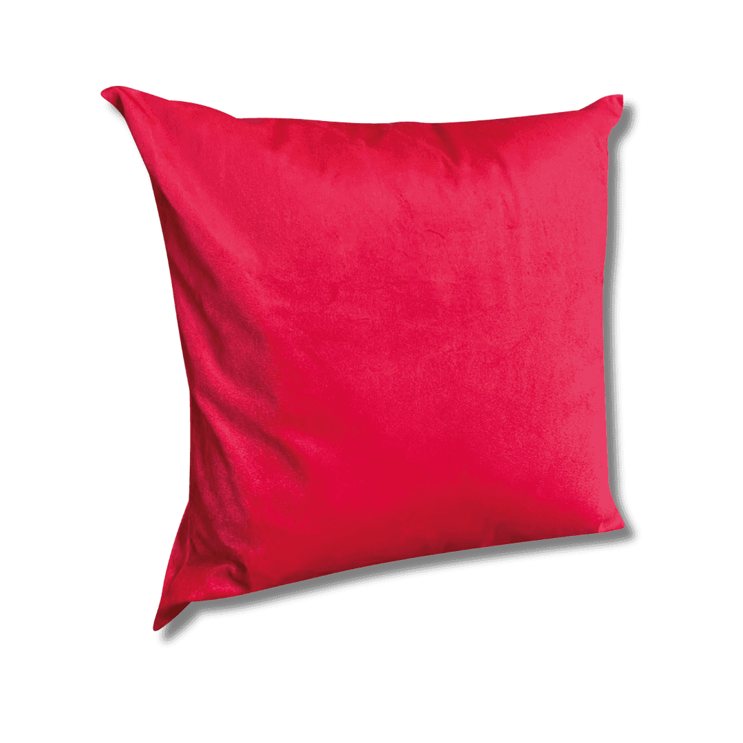 Almofada veludo vermelho
