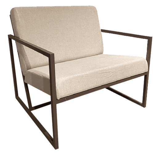 Poltrona Cosmo. Q. Aço Corten