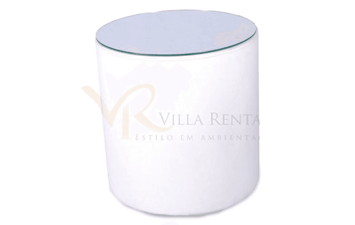 Mesa Lateral Cilíndrica Tpo de Espelho
