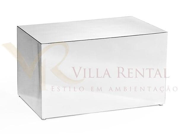 0 Mesa de Centro Acrílico Espelhado