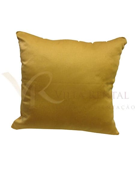Almofada Cetim Ouro Queimado