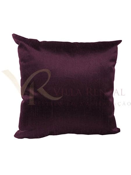 Almofada Tafetá Roxa