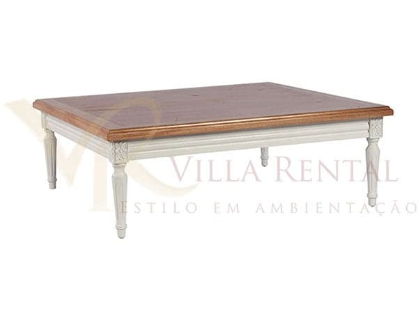 Mesa de Centro Pé Inglês White