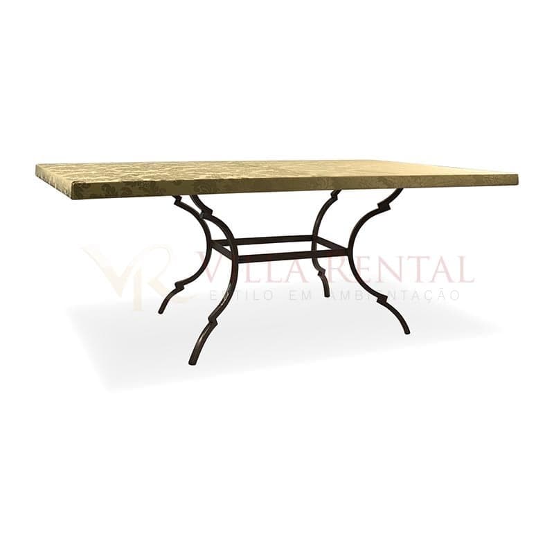 Tampo Revestido 2.20x1.20 + Base Retangular Villa