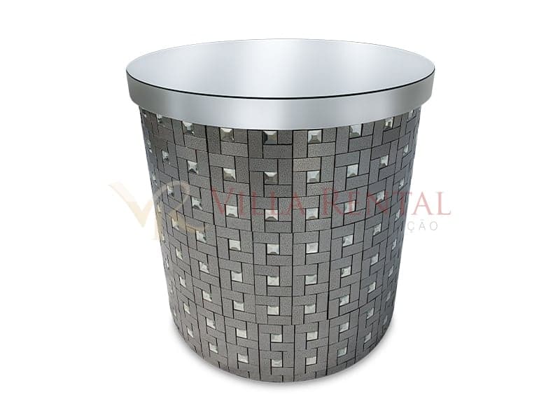 Mesa Bolo Strass com Rodas 0.80