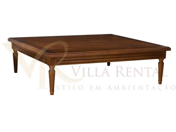 Mesa de Centro Pé Inglês Imbuia