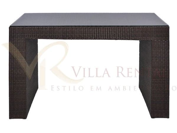 Mesa Bistrô Comunitária Vegas Rattan