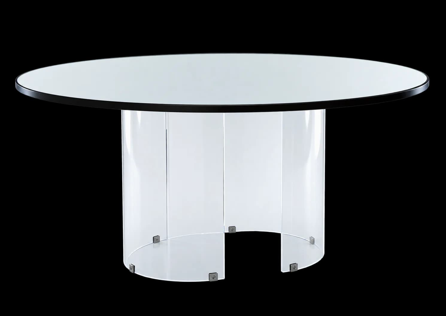 Tampo de Espelho 1.60 + Base Conjunto Meia Lua Cristal