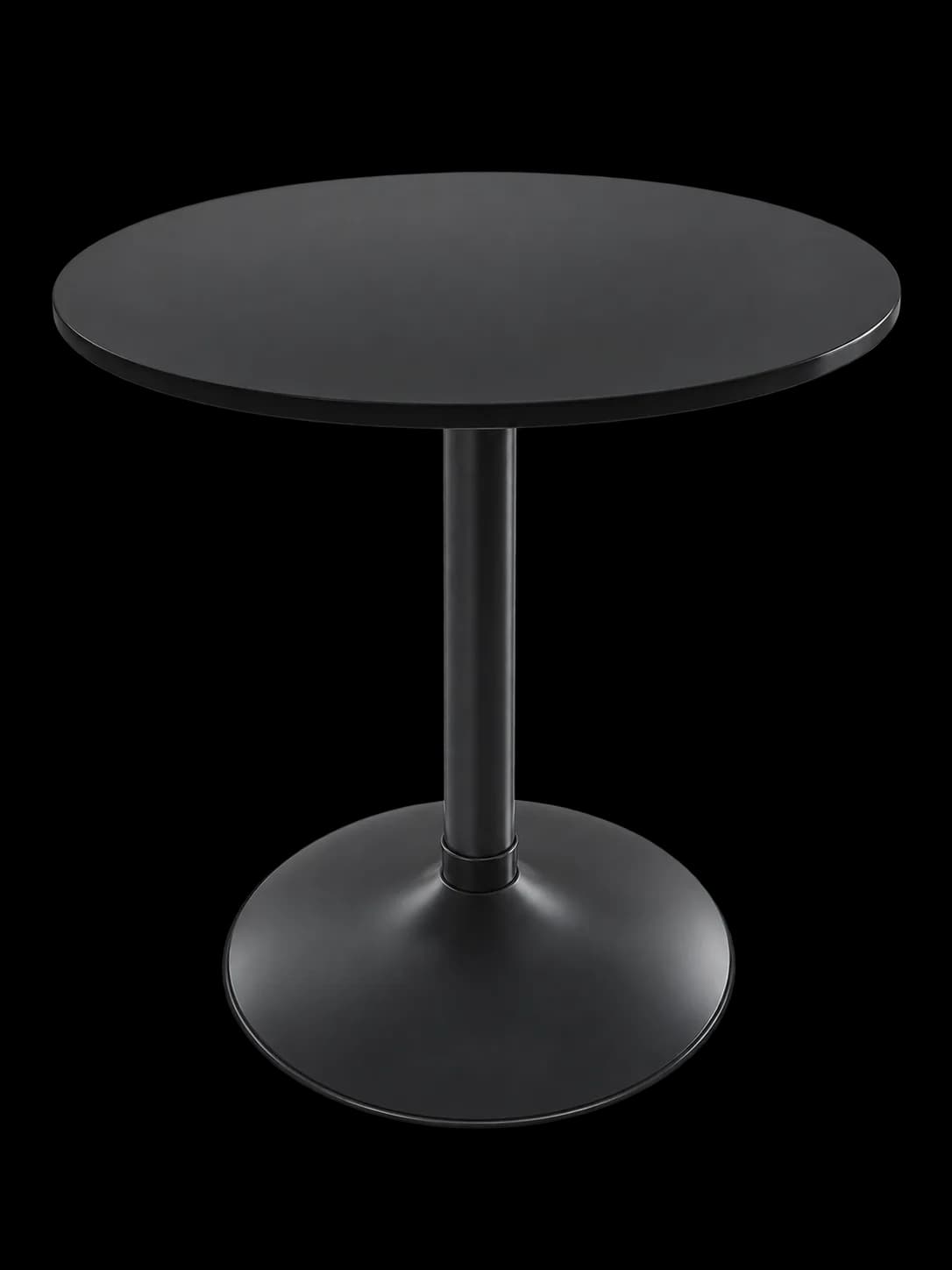 Mesa Bistrô Baixa Pé Disco Black