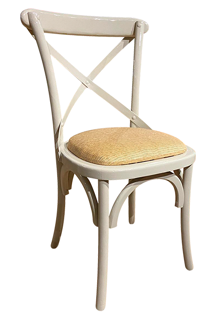 Cadeira X Personalizada Assento Palha