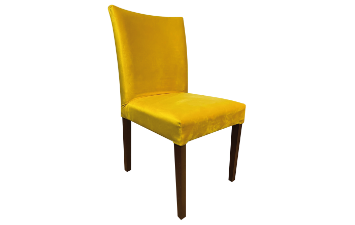 Cadeira Fama Veludo Amarelo